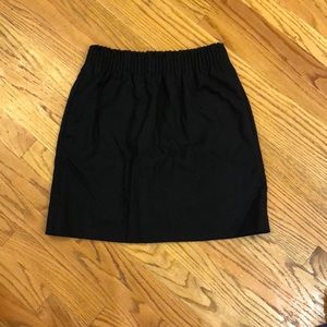 J Crew black Sidewalk Skirt